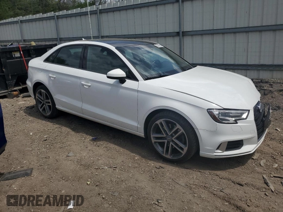 2017 Audi A3 Sedan Premium with VIN WAUB8GFF3H1020963, listed as a Copart auction lot 52640554 with 51,820 mi miles. Bid and sale history available at carsss.com. Image 4.