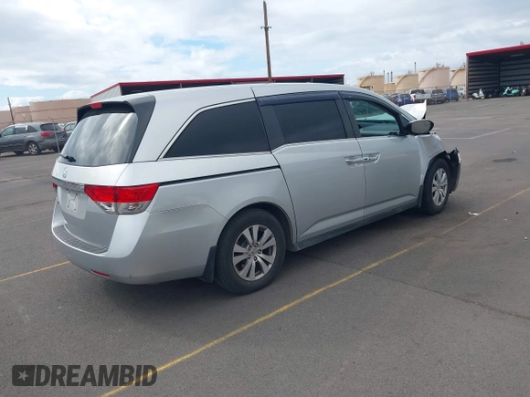 2015 Honda Odyssey EX z VIN 5FNRL5H41FB014485, wystawiony jako IAAI lot #41280164 z przebiegiem 120 650 mil mil oraz . Historia ofert i sprzedaży dostępna na DreamBid. Obrazek 4.