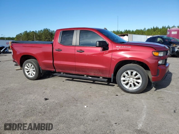 2020 Chevrolet Silverado 1500 Custom with VIN 1GCRWBEH0LZ311492, listed as a Copart auction lot 87042804 with 112,551 mi miles and Salvage Title. Bid and sale history available at carsss.com. Image 4.
