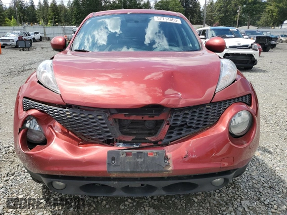 2012 Nissan Juke SL z VIN JN8AF5MV2CT116362, wystawiony jako Copart lot #57714665 z przebiegiem 80 185 mil mil oraz Szkody całkowita. Historia ofert i sprzedaży dostępna na DreamBid. Obrazek 5.