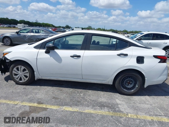 2024 Nissan Versa S with VIN 3N1CN8DV7RL885576, listed as a IAAI auction lot 42136552 with 19,023 mi miles. Bid and sale history available at carsss.com. Image 14.