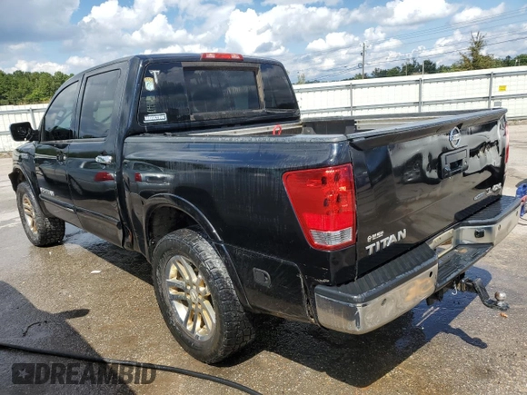 2015 Nissan Titan SL with VIN 1N6BA0EC9FN500417, listed as a Copart auction lot 72916604 with 190,701 mi miles and Salvage Title. Bid and sale history available at carsss.com. Image 2.