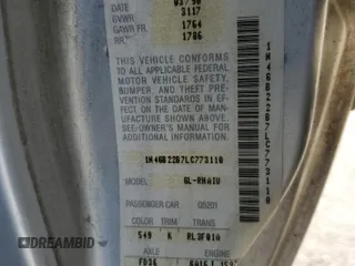 1990 Nissan Sentra z VIN 1N4GB22B7LC773110, wystawiony jako Copart lot #55384855 z przebiegiem 48 159 mil mil oraz Tytuł czysty. Historia ofert i sprzedaży dostępna na DreamBid. Obrazek 12.