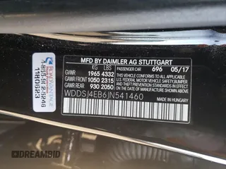 2018 Mercedes-Benz CLA 250 with VIN WDDSJ4EB6JN541460, listed as a Copart auction lot 44837793 with 36,437 mi miles and . Bid and sale history available at DreamBid. Image 15.