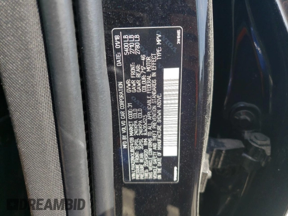 2018 Volvo XC60 Momentum with VIN LYVA22RKXJB074139, listed as a Copart auction lot 49112525 with 70,040 mi miles and Salvage title. Bid and sale history available at DreamBid. Image 13.