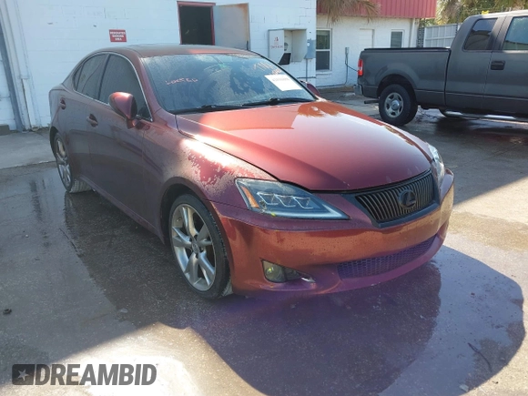 2010 Lexus IS 250 with VIN JTHBF5C29A5115782, listed as a IAAI auction lot 42036886 with 193,071 mi miles and . Bid and sale history available at DreamBid. Image 1.