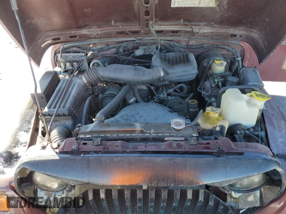 2001 Jeep Wrangler SE with VIN 1J4FA29P91P308872, listed as a Copart auction lot 45676435 with 179,486 mi miles and Salvage Title. Bid and sale history available at carsss.com. Image 12.