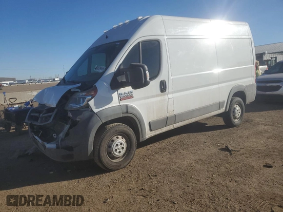 2015 Ram ProMaster Cargo with VIN 3C6TRVBG6FE520074, listed as a Copart auction lot 46472965 with 150,918 mi miles and Salvage Title. Bid and sale history available at DreamBid. Image 1.