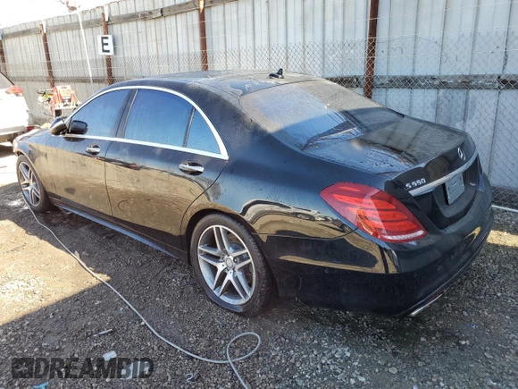2014 Mercedes-Benz S-Class S 550 with VIN WDDUG8CB5EA025704, listed as a Copart auction lot 45691445 with 133,921 mi miles and Salvage Title. Bid and sale history available at carsss.com. Image 2.