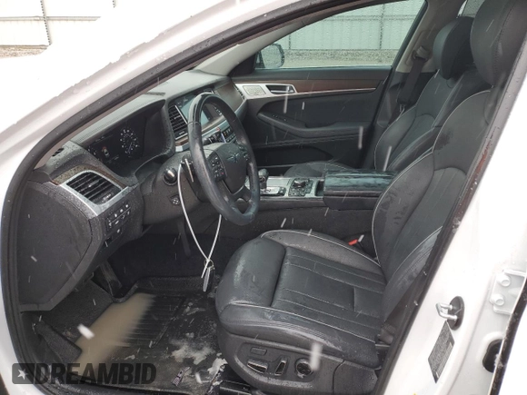 2020 Genesis G80 3.8L with VIN KMTFN4JE9LU334944, listed as a Copart auction lot 79417264 with 47,384 mi miles and Salvage Title. Bid and sale history available at DreamBid. Image 7.