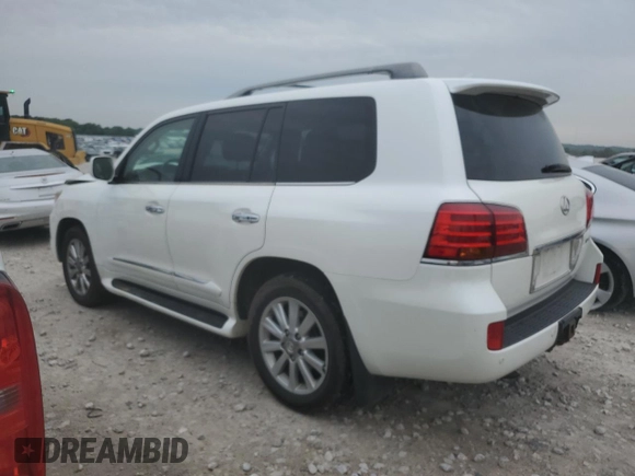 2011 Lexus LX 570 with VIN JTJHY7AX7B4082169, listed as a Copart auction lot 61801895 with 174,635 mi miles and Clean title. Bid and sale history available at DreamBid. Image 2.