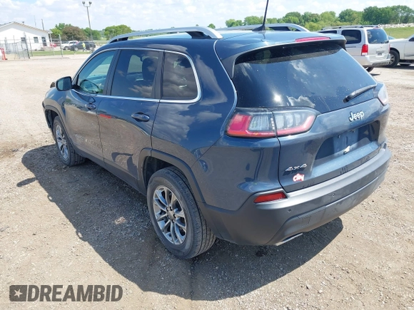 2020 Jeep Cherokee Altitude with VIN 1C4PJMLX7LD636746, listed as a IAAI auction lot 42271942 with 54,435 mi miles and . Bid and sale history available at DreamBid. Image 3.