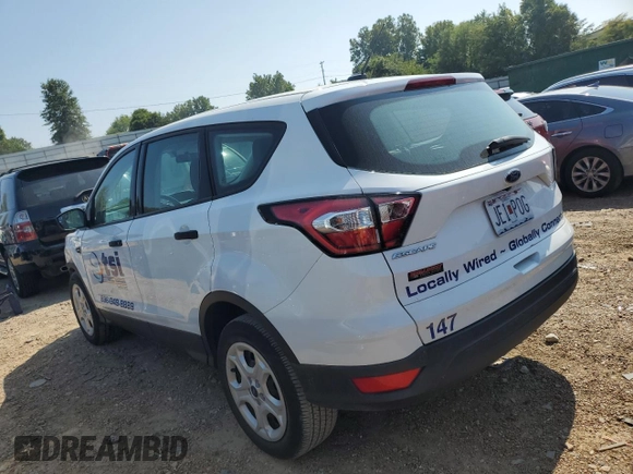 2018 Ford Escape S with VIN 1FMCU0F79JUC07742, listed as a Copart auction lot 67199553 with 102,494 mi miles and Salvage Title. Bid and sale history available at carsss.com. Image 2.
