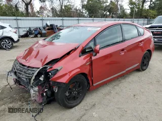 2012 Toyota Prius One with VIN JTDKN3DUXC5481729, listed as a Copart auction lot 81663884 with 88,696 mi miles and Salvage Title. Bid and sale history available at DreamBid. Image 1.