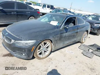 2019 BMW 4 Series 430i with VIN WBA4W3C51KAG91397, listed as a IAAI auction lot 41871270 with 108,701 mi miles and . Bid and sale history available at carsss.com. Image 17.