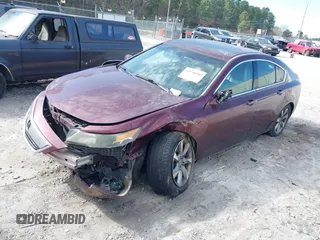 2012 Acura TL Tech Auto with VIN 19UUA8F52CA021691, listed as a IAAI auction lot 41698400 with 1 mi miles. Bid and sale history available at carsss.com. Image 17.