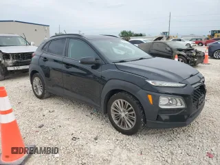 2018 Hyundai Kona SEL with VIN KM8K22AA5JU105130, listed as a Copart auction lot 54621125 with 81,625 mi miles and Salvage Title. Bid and sale history available at DreamBid. Image 4.