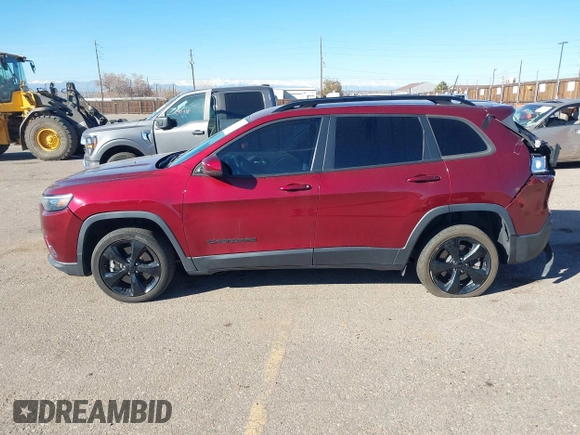 2019 Jeep Cherokee Latitude Plus with VIN 1C4PJMLX5KD456292, listed as a IAAI auction lot 40940110 with 95,622 mi miles and . Bid and sale history available at DreamBid. Image 14.