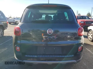 2014 FIAT 500L Trekking with VIN ZFBCFADH8EZ013893, listed as a Copart auction lot 42050575 with 60,580 mi miles and Salvage Title. Bid and sale history available at DreamBid. Image 6.