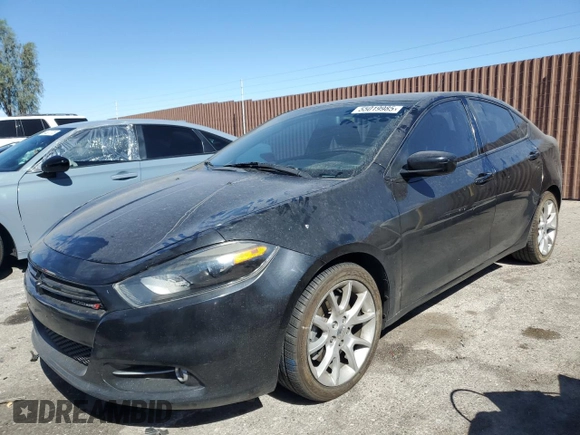 2013 Dodge Dart SXT with VIN 1C3CDFBH4DD134584, listed as a Copart auction lot 55019985 with 90,845 mi miles and Clean Title. Bid and sale history available at carsss.com. Image 1.
