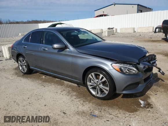 2018 Mercedes-Benz C 300 with VIN 55SWF4KB9JU256444, listed as a Copart auction lot 50066785 with 71,612 mi miles and Salvage Title. Bid and sale history available at DreamBid. Image 4.