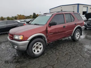 2002 Isuzu Rodeo S with VIN 4S2CK58W624326351, listed as a Copart auction lot 80101064 with 210,782 mi miles and Salvage Title. Bid and sale history available at carsss.com. Image 1.