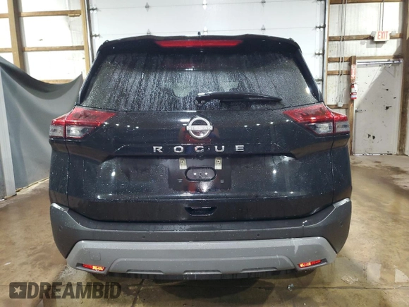 2023 Nissan Rogue S with VIN 5N1BT3AA2PC868630, listed as a Copart auction lot 65200385 with 62,751 mi miles and Salvage title. Bid and sale history available at DreamBid. Image 6.