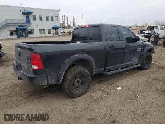 2018 Ram 1500 Tradesman z VIN 1C6RR7FMXJS228777, wystawiony jako Copart lot #81035814 z przebiegiem 175 231 mil mil oraz Szkoda całkowita • Salvage title. Historia ofert i sprzedaży dostępna na DreamBid. Obrazek 3.