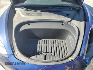 2022 Tesla Model 3 Long Range with VIN 5YJ3E1EB2NF243381, listed as a Copart auction lot 48917265 with 25,865 mi miles and Salvage Title. Bid and sale history available at DreamBid. Image 12.