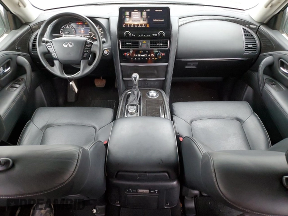 2024 Infiniti QX80 LUXE with VIN JN8AZ2AE8R9329431, listed as a Copart auction lot 52670805 with 32,635 mi miles and Non Repairable. Bid and sale history available at carsss.com. Image 8.