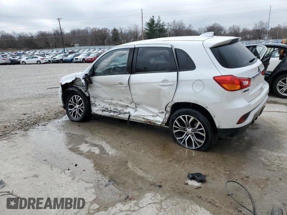 2019 Mitsubishi Outlander ES with VIN JA4AP3AU2KU031906, listed as a Copart auction lot 43917665 with 73,257 mi miles and Non repairable. Bid and sale history available at DreamBid. Image 2.