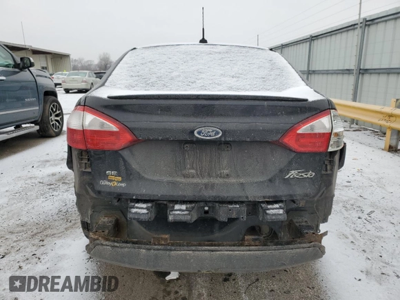 2014 Ford Fiesta SE with VIN 3FADP4BJ2EM117308, listed as a Copart auction lot 44854505 with Not Provided miles and Salvage Title. Bid and sale history available at DreamBid. Image 6.