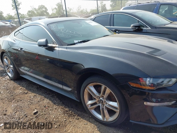 2019 Ford Mustang EcoBoost with VIN 1FA6P8TH0K5163443, listed as a IAAI auction lot 42452617 with 87,833 mi miles and . Bid and sale history available at DreamBid. Image 12.