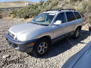 2003 Hyundai Santa Fe GLS with VIN KM8SC73D23U442536, listed as a Copart auction lot 53171725 with 131,554 mi miles and Salvage title. Bid and sale history available at DreamBid. Image 1.