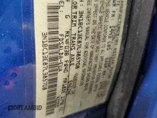 2007 Nissan Versa 1.8 S with VIN 3N1BC13E87L385708, listed as a Copart auction lot 47262175 with 227,964 mi miles and Salvage Title. Bid and sale history available at carsss.com. Image 13.