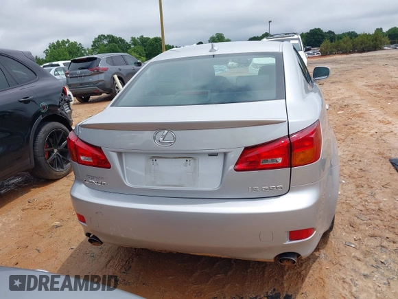 2007 Lexus IS 250 with VIN JTHBK262572025304, listed as a IAAI auction lot 42354763 with 62,083 mi miles and . Bid and sale history available at DreamBid. Image 17.
