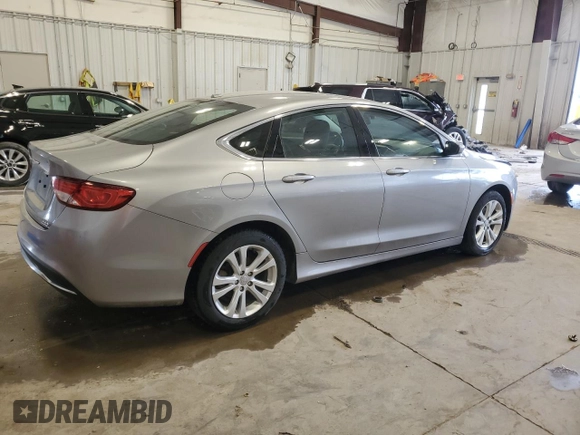 2015 Chrysler 200 Limited with VIN 1C3CCCABXFN742153, listed as a Copart auction lot 61244535 with 106,048 mi miles and Clean title. Bid and sale history available at DreamBid. Image 3.