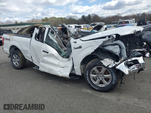 2018 Ford F-150 XL with VIN 1FTFX1E55JFA53517, listed as a Copart auction lot 49957355 with Not Provided miles and Clean Title. Bid and sale history available at DreamBid. Image 4.