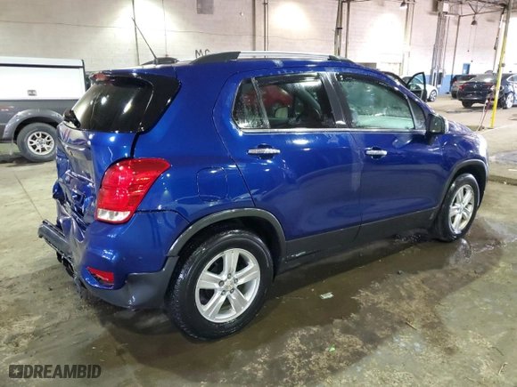 2017 Chevrolet Trax LT with VIN 3GNCJLSB6HL184599, listed as a Copart auction lot 51327845 with 70,842 mi miles and Clean Title. Bid and sale history available at carsss.com. Image 3.