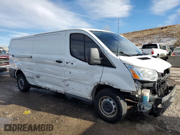 2017 Ford Transit z VIN 1FTYR2YM3HKB25585, wystawiony jako Copart lot #84697534 z przebiegiem 128 794 mil mil oraz Szkoda całkowita • Salvage title. Historia ofert i sprzedaży dostępna na DreamBid. Obrazek 4.