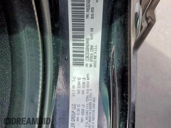 2011 Chrysler 200 Touring z VIN 1C3BC2EG6BN620492, wystawiony jako Copart lot #46485555 z przebiegiem 63 345 mil mil oraz Szkoda całkowita • Salvage title. Historia ofert i sprzedaży dostępna na DreamBid. Obrazek 13.