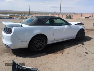 2014 Ford Mustang V6 with VIN 1ZVBP8EM7E5299993, listed as a Copart auction lot 50263105 with 127,889 mi miles and Salvage title. Bid and sale history available at DreamBid. Image 3.