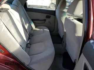 2005 Kia Spectra LX with VIN KNAFE122855108907, listed as a Copart auction lot 77502354 with Not Provided miles and Salvage Title. Bid and sale history available at carsss.com. Image 11.