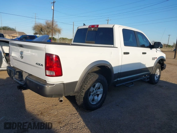 2013 Ram 1500 Outdoorsman with VIN 1C6RR7LT9DS626255, listed as a IAAI auction lot 41392530 with 165,295 mi miles. Bid and sale history available at carsss.com. Image 4.