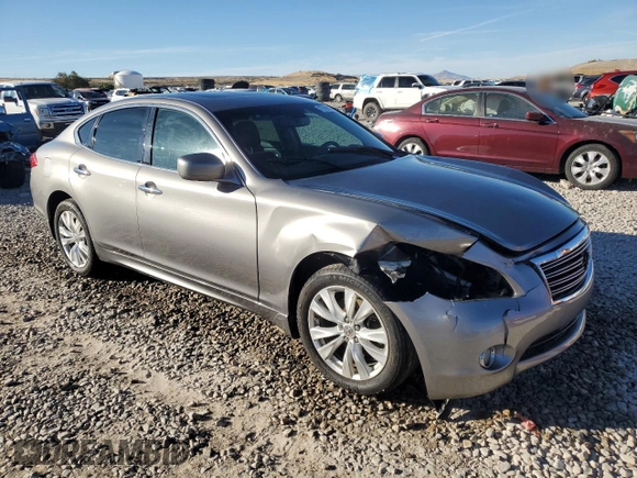 2011 Infiniti M37 with VIN JN1BY1AR7BM374320, listed as a Copart auction lot 77794534 with 191,821 mi miles and Salvage Title. Bid and sale history available at carsss.com. Image 4.