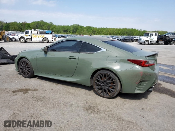 2017 Lexus RC 200t with VIN JTHHA5BC0H5005104, listed as a Copart auction lot 52865475 with Not provided miles and Salvage title. Bid and sale history available at DreamBid. Image 2.