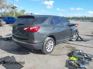 2018 Chevrolet Equinox LS with VIN 3GNAXHEV4JL265793, listed as a IAAI auction lot 41018511 with Not Provided miles and . Bid and sale history available at DreamBid. Image 4.