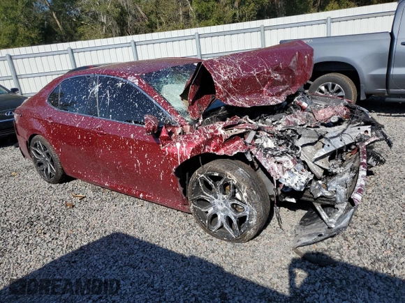 2020 Toyota Camry LE with VIN 4T1C11AK9LU956358, listed as a Copart auction lot 44376065 with 0 mi miles and Non Repairable. Bid and sale history available at carsss.com. Image 4.
