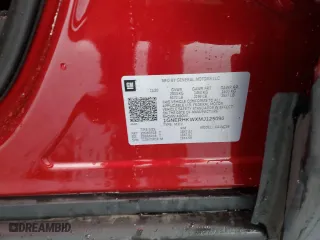 2021 Chevrolet Traverse LT Leather with VIN 1GNERHKWXMJ125090, listed as a Copart auction lot 45326135 with 0 mi miles and Salvage Title. Bid and sale history available at carsss.com. Image 12.