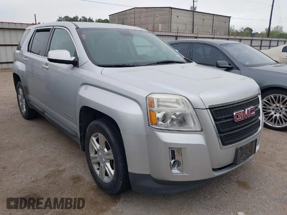 2014 GMC Terrain SLE with VIN 2GKALMEK9E6275575, listed as a IAAI auction lot 41886009 with 118,743 mi miles. Bid and sale history available at carsss.com. Image 1.
